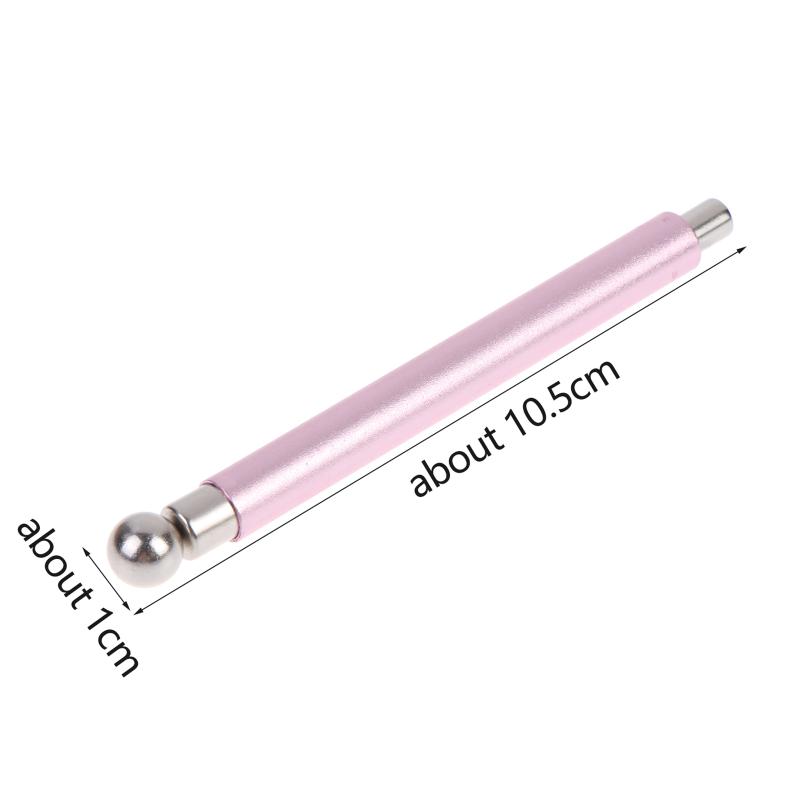 Double Head Cat Eye Nail Magnet Stick Round Ball Strong Magnetic Nail Art Wand Metal Manicure Tool For Diy Nail Art Salons