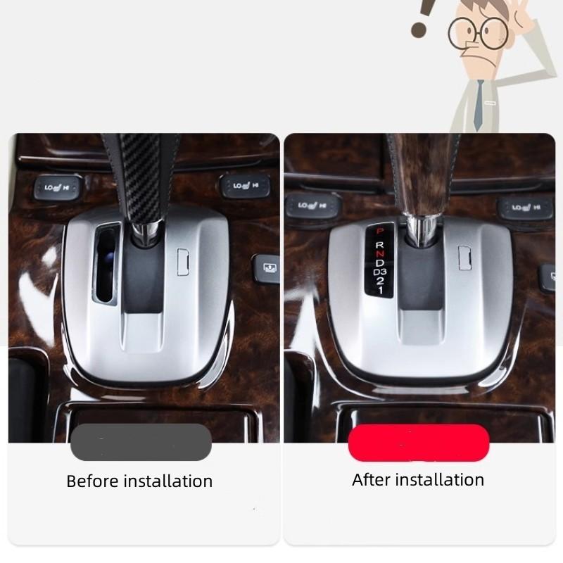 For Honda 8th generation Accord 2008-2013 Gear Display Sticker Shift Panel Letter Digital Stickers 1pc