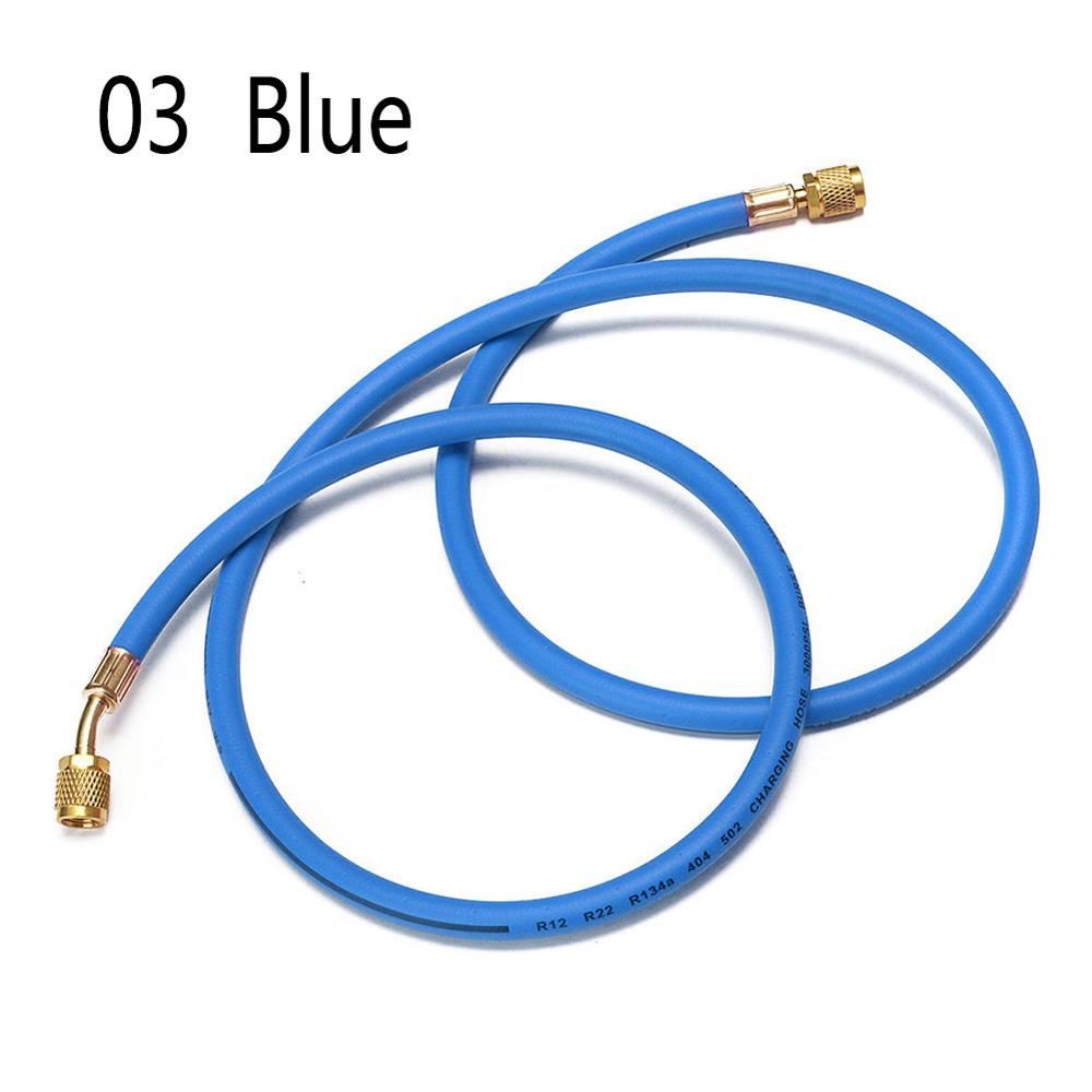 1Pc High Quality Optional Color Refrigeration Charging Hoses 1.5m Air Conditioning R134a HVAC 5FT Car Accessories