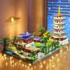 Hangzhou West Lake Model Figurine, Compatible with LEGO Bricks – Children's Handmade Toy Gift