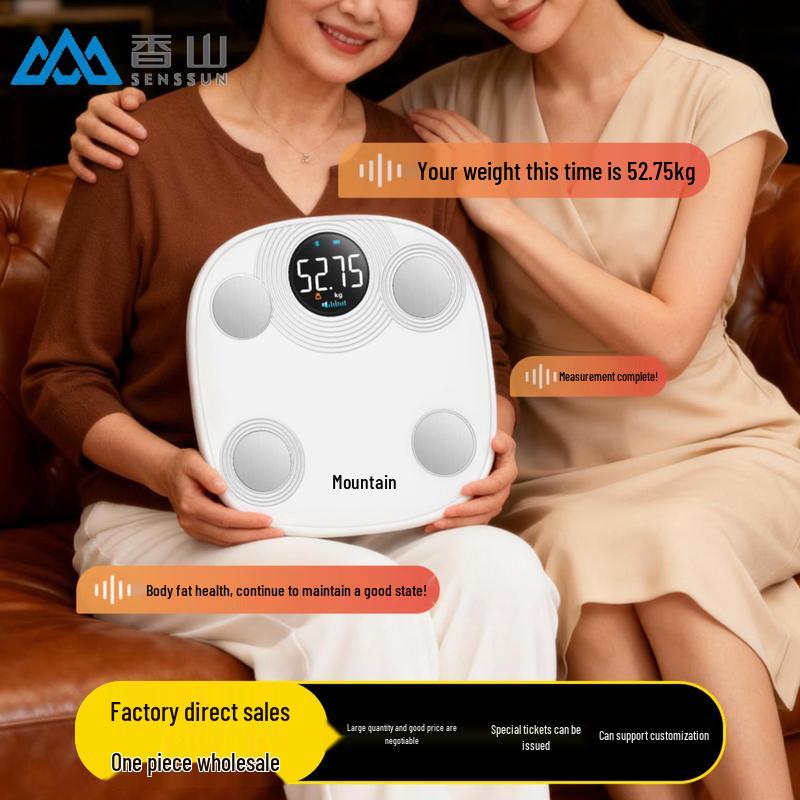 

Умные весы для измерения жира в организме с голосовым сопровождением (Китайская версия)