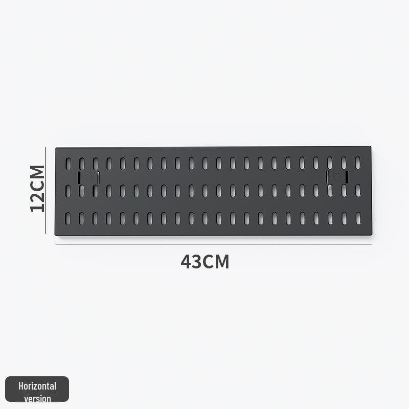 Punch-Free Perforated Board Rack with Accessories for Kitchen and Bedroom