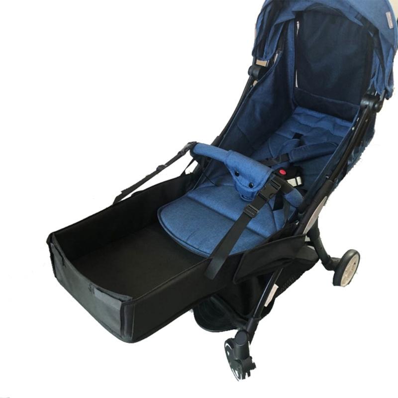 Verbessertes Kinderwagen-Fußverlängerungs-Fußstützen-Kinderwagenzubehör Verlängerte Sitzplatte für Baby Universal-Kinderwagen 50x30cm