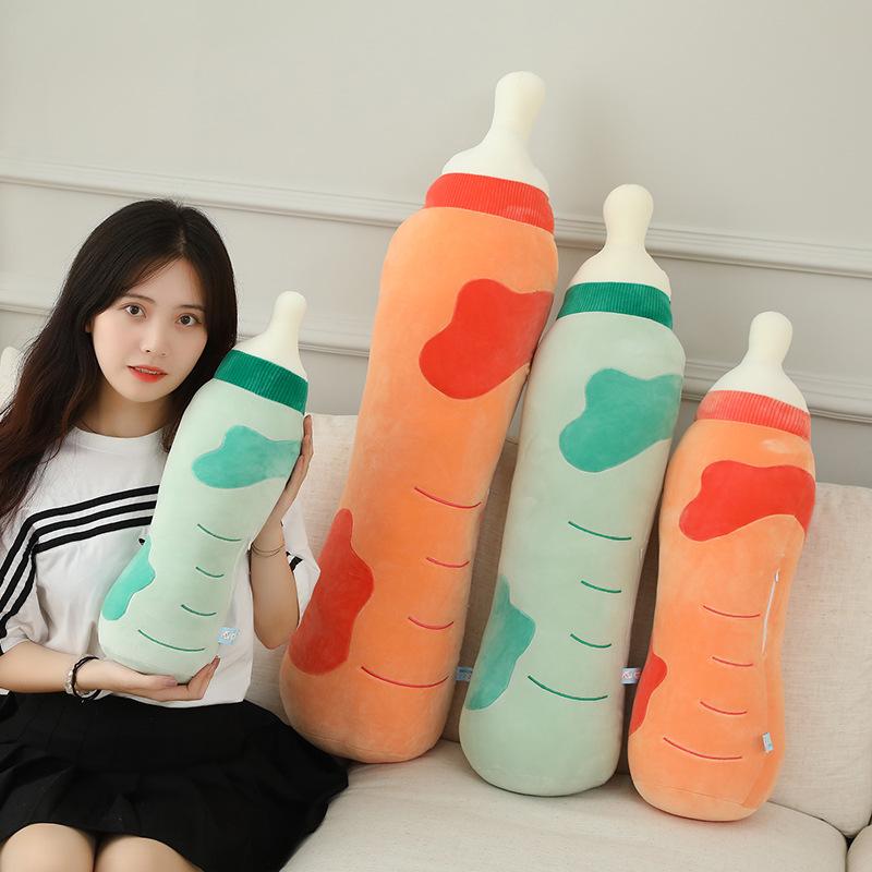 Simulation Bottle Plush Toy Throw Pillow Children'S Bed Sleeping Holding Doll Shooting Props Funny Birthday Gift