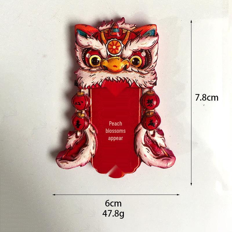 God of Wealth 3D Cartoon Lucky Cat Refrigerator Magnet