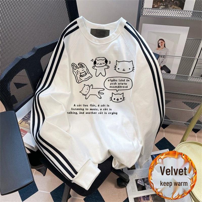 Schwerer Hoodie im amerikanischen Stil: Lazy Vibe Print, Locker sitzendes Fleece-Sweatshirt für Paare, Herbst- und Winterbekleidung.