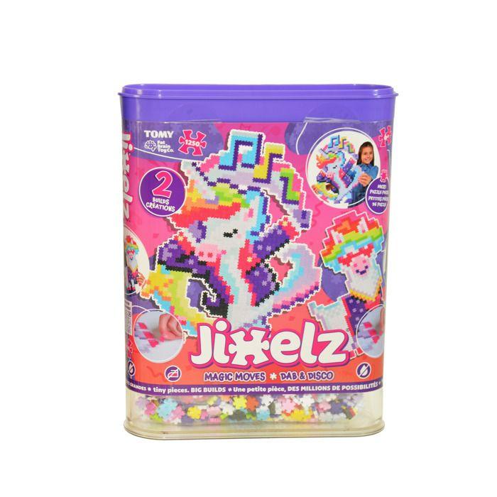 Jeu de construction - Jixelz - Dab & Disco - 1250 pièces - Multicolore - Pour enfants à partir de 6 ans