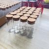 15/36/56 Pcs 30ml Candy Glass Bottles Cork  25x30x70mm Tiny Test Tube Dragee Jars Mini Containers DIY Wedding Gift Wishing Vials