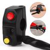 Aluminum Alloy Motorcycle 7/8" Handlebar Mount Switch, Motorbike Headlight High And Low Beam Turn Signals Horn Control Switches Universal 12V ATVs, Sc