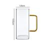 380ml/260ml/375ml Wheat Beer Glass Classic Craft Beer Glass with Handle Bar Large Capacity Beverage Cup Transparent Water Bottle