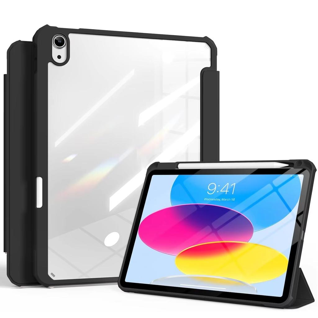 With Pencil Holder Case For iPad Pro 11 12.9 9.7 Cover iPad 10.5 10.2 Air 4 5 10.9 10th 11th 9th 8 7th Gen Mini 6 Capa