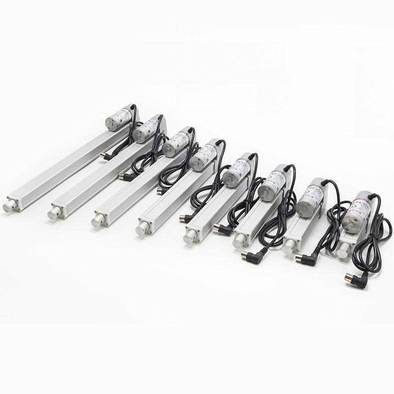 Micro Silent Electric Push Rod Aluminum Alloy DC Automatic Telescopic Rod Motor Electric Linear Actuator Motor