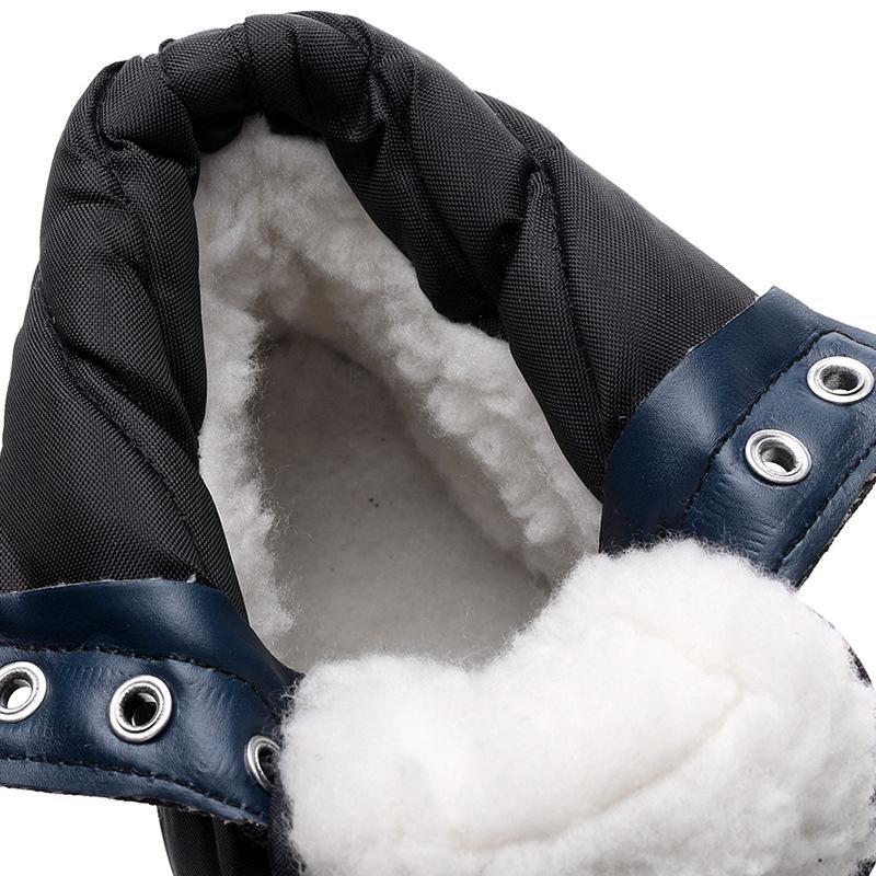 Jinbei Leichte Winter-Schneestiefel für Damen: Schaumstoffunterseite, Baumwolldesign