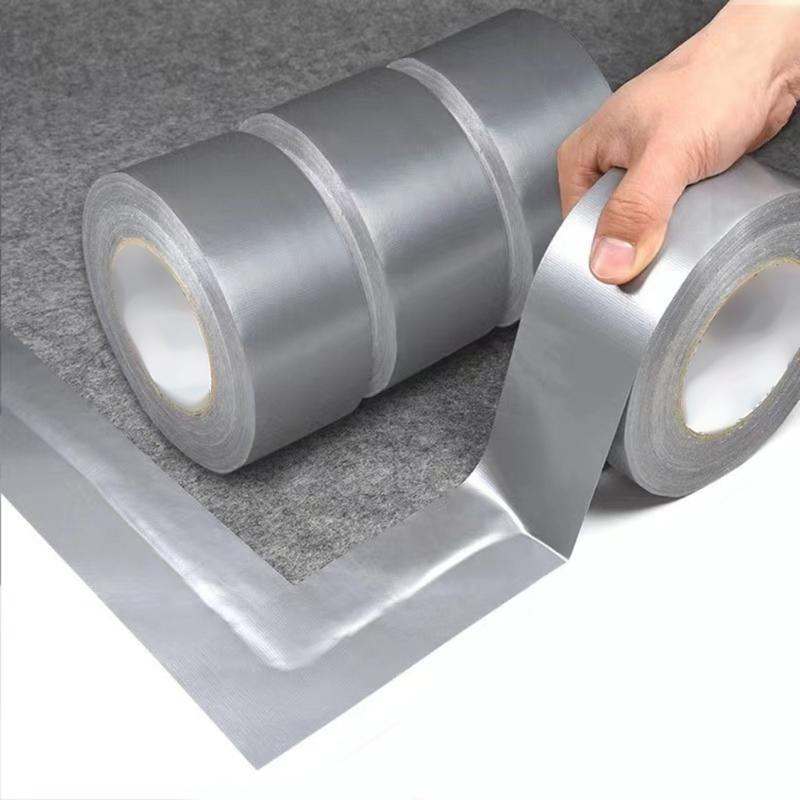 No Residues Adhesive Duct Tape Cloth Based Adhesive Tape Carpet Floor Waterproof Tape for Multipurpose Home Repair