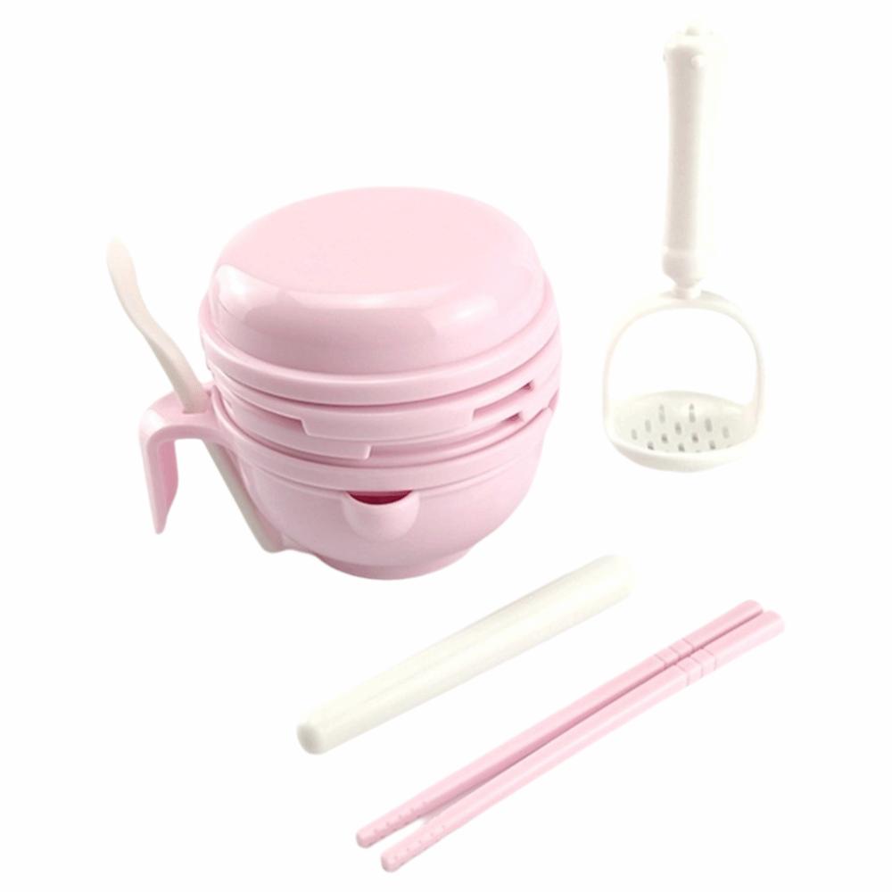 Einfarbige Babynahrungsschale zum Mahlen Handgemachter Gemüsehacker Gemüseverarbeitung