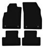 BASIC Black Velour Floor Mats For: Opel Astra J Hatchback, Sedan, Station Wagon, Sports Tourer (2009-2015)