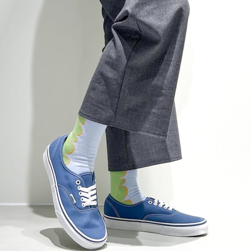 YELLOWSOCKS RIBBON SONG GREEN BLUE