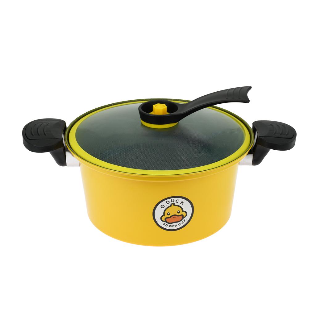 Non-stick mikrotrykkkoker, suppe- og kjøttgryte, riskoker, gasskomfyr, grytegryte, kokekar, kjøkkenutstyr, 3,5 l