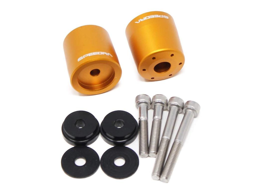 SSK Aluminum Bar End Type B Color: Matte Gold From