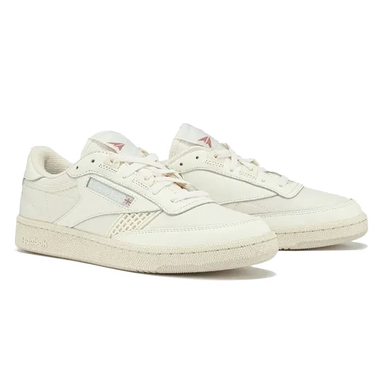 Reebok Club C 85 Vintage Comfortable Versatile Low-Top Sneakers Unisex Sneakers Off-White 100032996