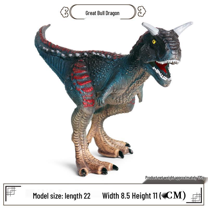 Realistic Jurassic Dinosaur Models - Triceratops, T. Rex, Mosasaurus, Pachycephalosaurus Toys