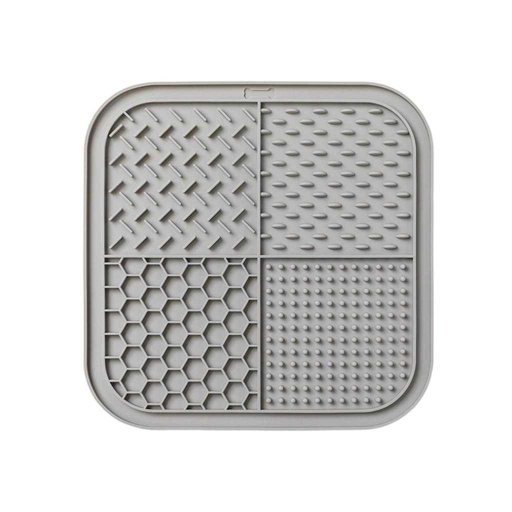 Licking Mat For Dogs & Cats With Suction Cups,Dog Slow Feeder Lick Pat For Anxiety Relief, Dog Toys Feeding Mat For Butter Yogurt, Bathing