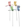 25Pcs Fake Dragonfly Garden Stake Decoration Indoor Outdoor Yard Lawn Patio Artificial Dragonfly Stake Planter Pot 3D Simulation Dragonfly Ornament