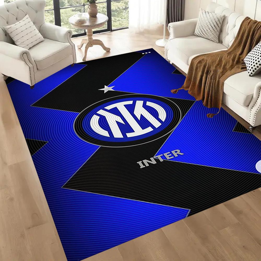 Inter Milan Area Rug Design For Kitchen Game Room Outdoor Dormitory Antislip Carpet Anime Office Decor Wedding Party Gift