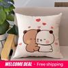 Bubu Dudu Pillow Cover Decorative Pillowcases Cushions Pillowcase 45*45 Ornamental Pillows For Living Room Sofa Cushion