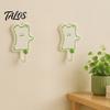 Removable Hooks Without Wall Damage Cartoon Puzzle Key Hook, Heavy Duty Traceless Plastic Hanger, Space Saving for Countertop Self Adhesive