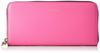 Patrick Cox Venice Long Wallet, Made with Italian Cowhide Leather, Stylish Coloring, Round Zipper, PXLW8BT1, Pink