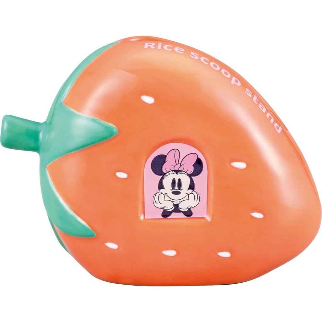 San Art Disney Minnie Mouse Rice Paddle Holder with Strawberry Pattern, Minnie Accessories, Kitchen Utensils, Tableware, SAN4008