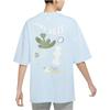 Nike Women'ss Retro Hand-Drawn Drop Shoulder T-Shirt Blue DX6150-441