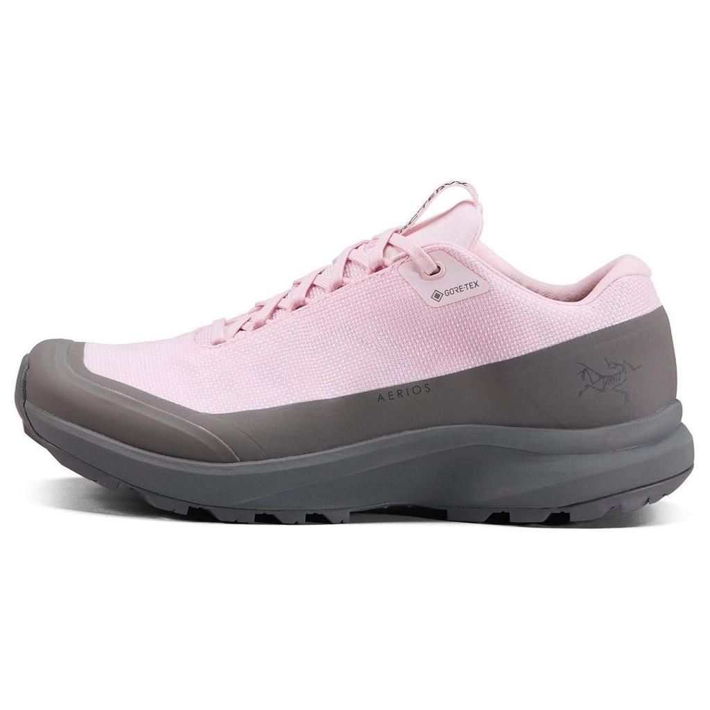 Arcteryx AERIOS Mesh GTX Round Toe Comfortable Breathable Low-Top Hiking Shoes Women sneakers Pink L08088800