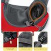 Small Pet Dog Cat Sling Carrier - Breathable Mesh Travelling Pet Hands-Free Sling Bag Adjustabled Padded Strap Front Pouch Single Shoulder Bag for