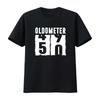 Oldometer 50 T Shirt 50th Birthday Turning Party Funny Casual Crew Neck Slight Stretch Fabric Regular Fit Print Pattern