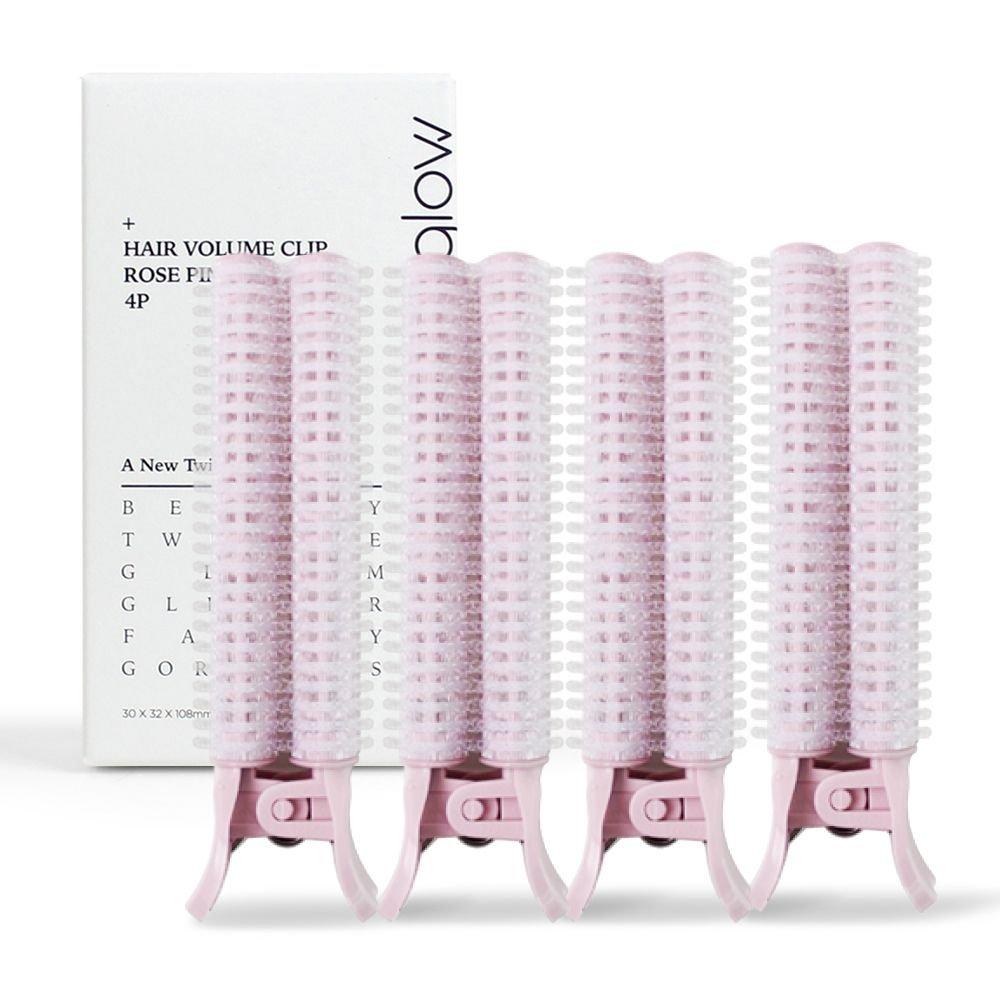 Gloss & Glow Root Volume Up Clip Pink 4P