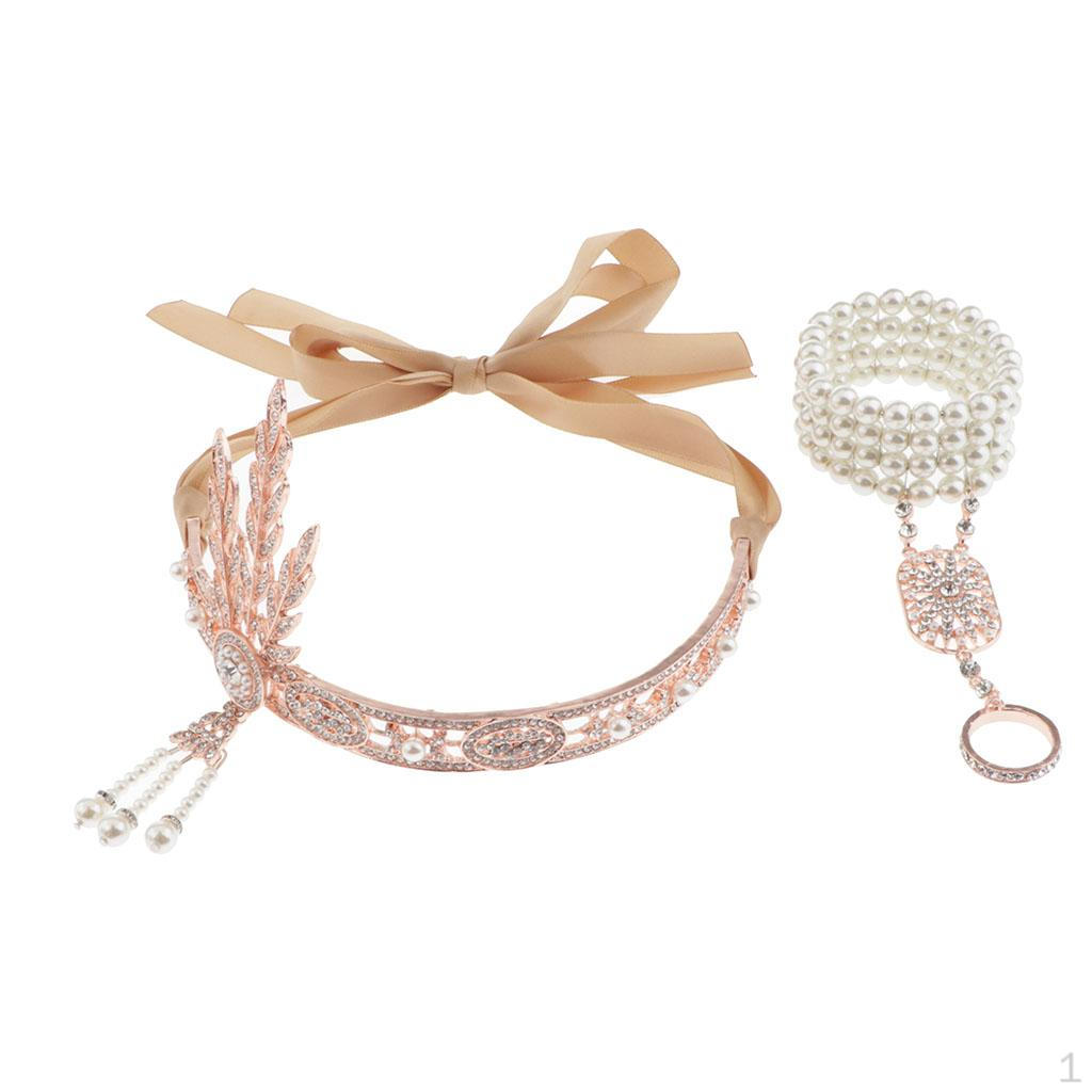 Искрящаяся повязка на голову Era Rose Gold