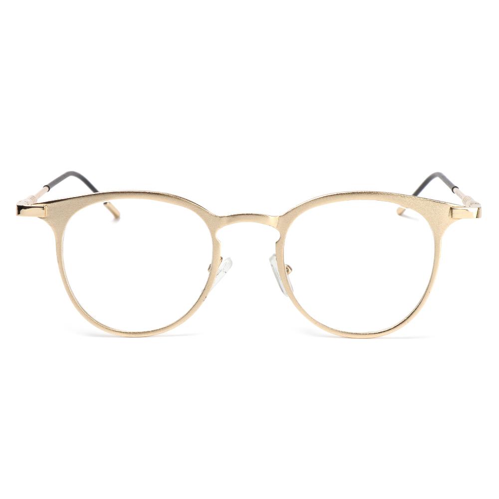 1PC Classic Retro Optical Glasses Fashion Transparent Lens Women Men Eyewear Metal Frames Spectacles Clear Lenses