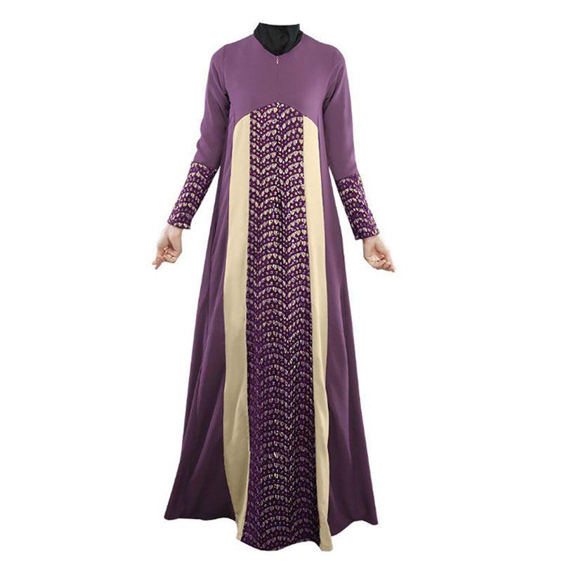 Elegant Islamic Arab Jilbab Abaya Dress For Women
