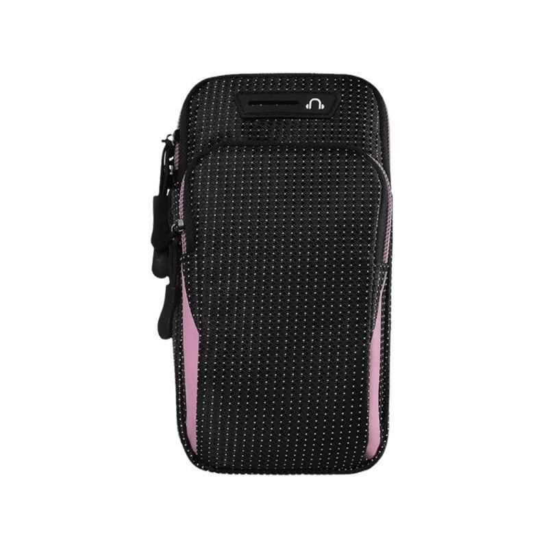 Breathable Mesh Sports Armband Phone Holder for 4.7-6.5 Inch Devices Upgrades Adjustable Straps for Outdoor Activity
