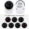 7 Colors Backlight 52mm Voltmeter Fuel Level Water Level Oil Temp Gauge With Warning Light Universal For 12V 24V Boat Car Marine