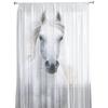 Animal Horse Tulle Curtains Modern Chiffon Sheer Voile for Living Room Kitchen Decoration