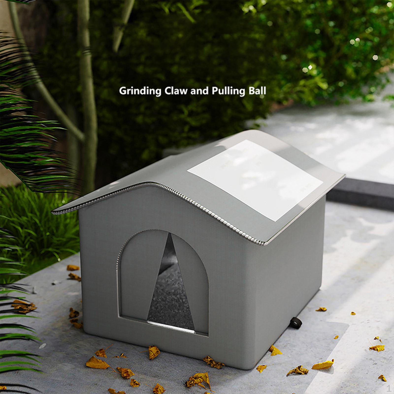 

Приют для бродячих кошек, спальная кровать для кошек, палатка, защищающая от непогоды, моющийся домик для домашних животных S