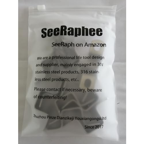 (10pcs) 25x25mm Square Pipe Clamps, 304 Stainless Steel U-Shaped Strut Connector Brackets, Tube Buckles, Hose Clamps, Cable Clamps