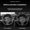 Volvo XC40 XC60 XC70 XC90 S40 S60 S80 S90 V40 V50 V60 V70 V90 C30 C70 Carbon fiber Leather Car Steering Wheel Cover Accessories