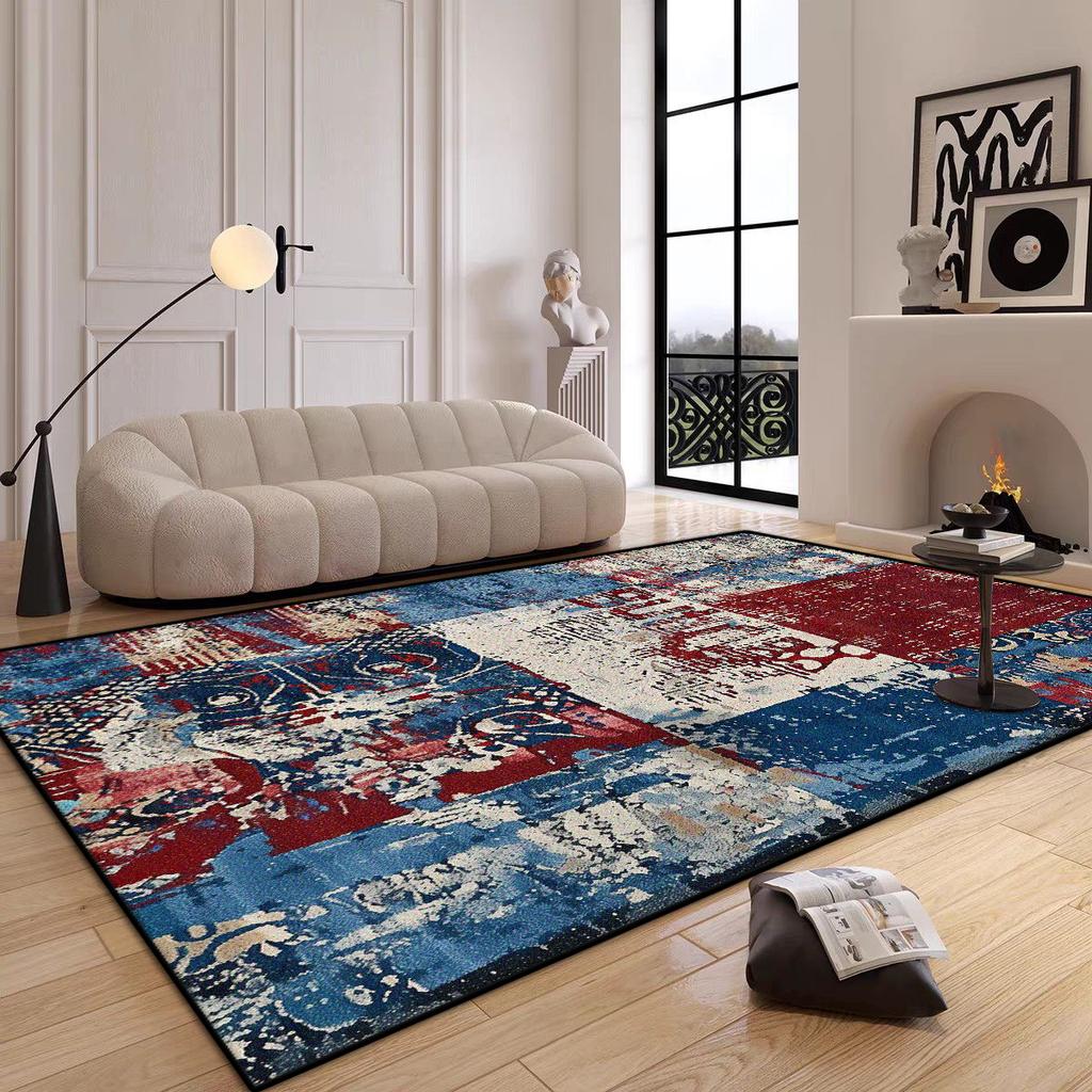 Tappeti Moderni di Lusso Grandi per Decorazione Soggiorno Tappeto Astratto Antiscivolo Tappeti per Camera da Letto Ingresso Tappetino Lavabile per Cucina