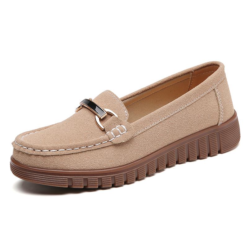 Women Comfort Minimalist Casual Flat Nurse Loafers Walking Summer Maternity Shoes