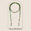 Retro Oriental Eyeglass Chain With Colored Glass Beads Handmade Jewelry Accessory For Work Party Casual