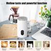 Electric Milk Frother 4-in-1 400W 580ml/19.61oz Hot and Cold Milk Foamer Silent Operation Anti Slip Stainless Steel Milk Steamer